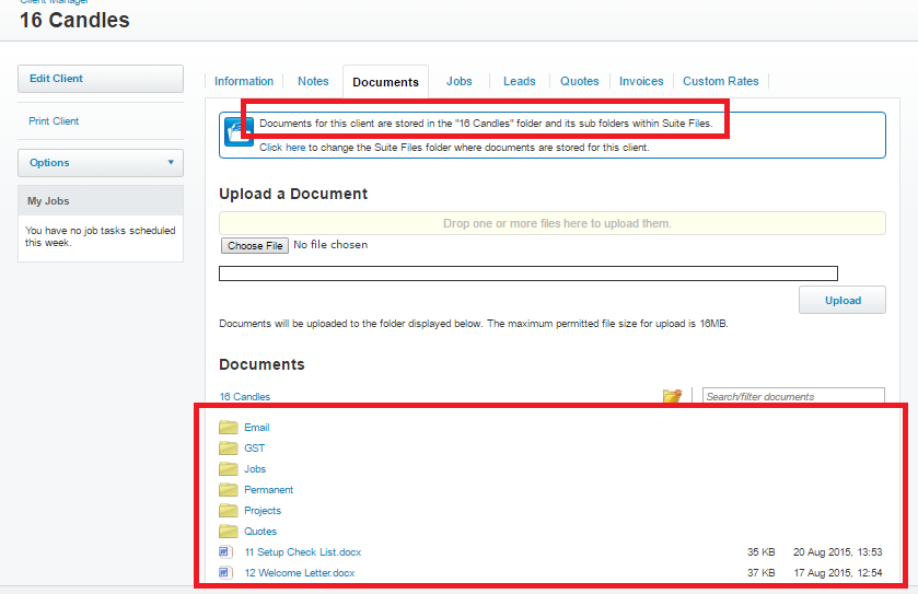 Folder Structure When Using Xero Practice Manager